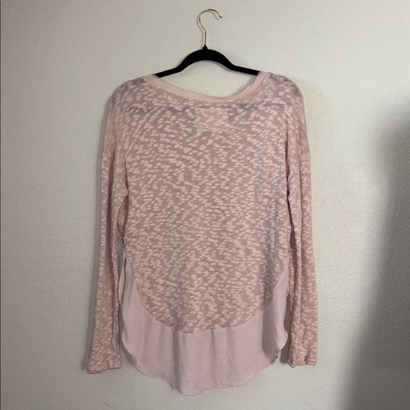 Anthropologie Deletta Blush Nubby Circle Tee - Picture 7 of 7